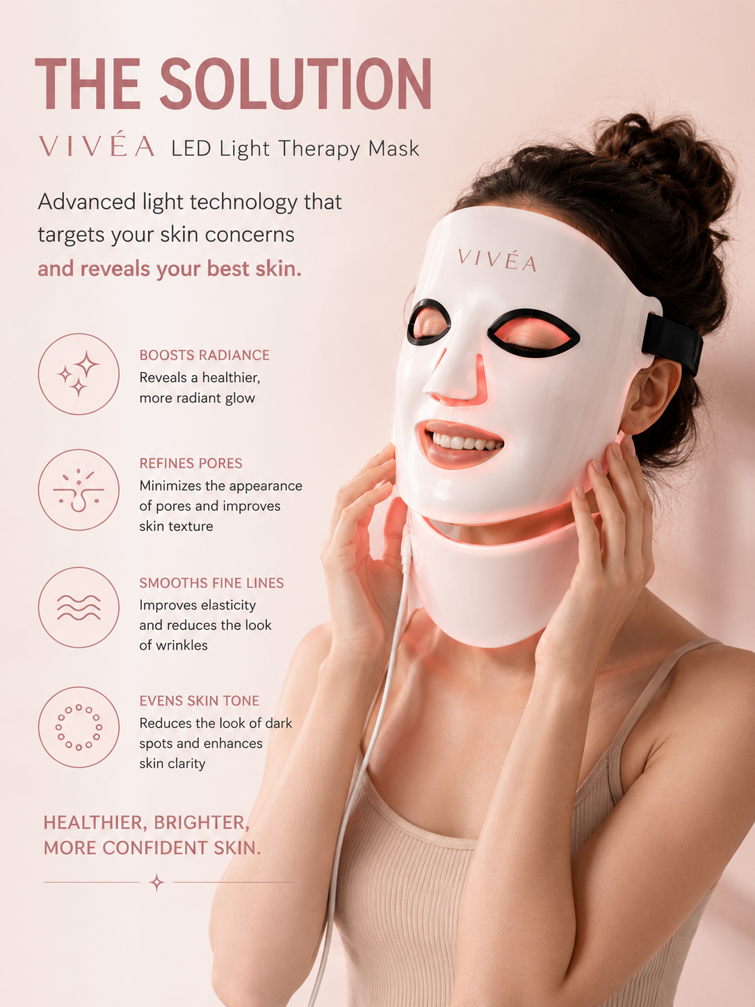 LED Light Therapy Face Mask