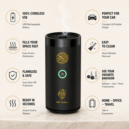 2-in-1 Quran Speaker & Aroma Diffuser